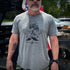 McNees Raging Ape Graphic Tee- Gray w/ Black Logo