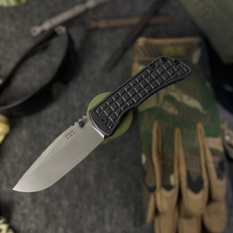 PM Mac 2 (GEN 2) - 3.5" Drop Point Blade- Blackout Ano Edition