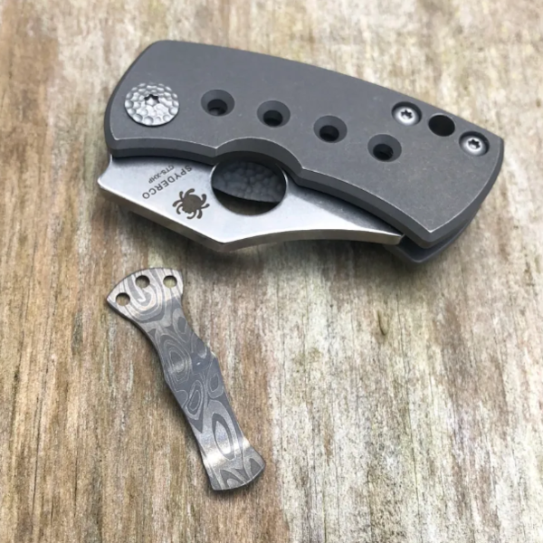 Custom McBee Clip - Bmascus Engraved