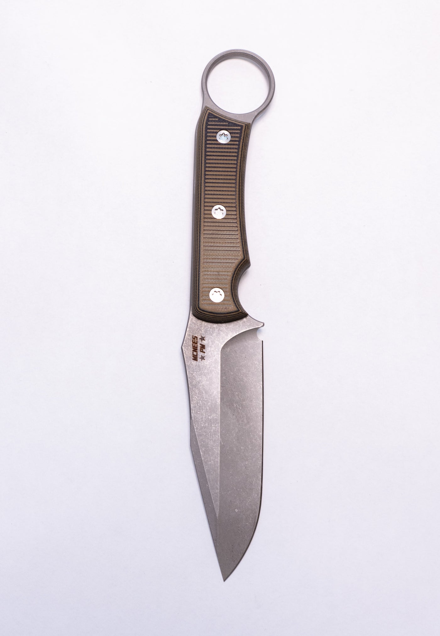 Small Ringed Knife Ringed Agent Fixed Blade – McNees Knives