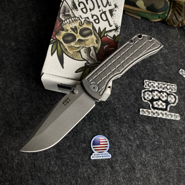 PM Mac 2 (GEN 2) - Frag Pattern - 3.5" Drop Point Blade