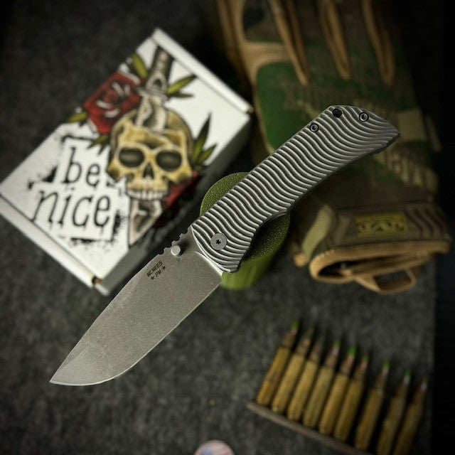 PM Mac 2 (GEN 2) - 3.5" Drop Point Blade Swerve